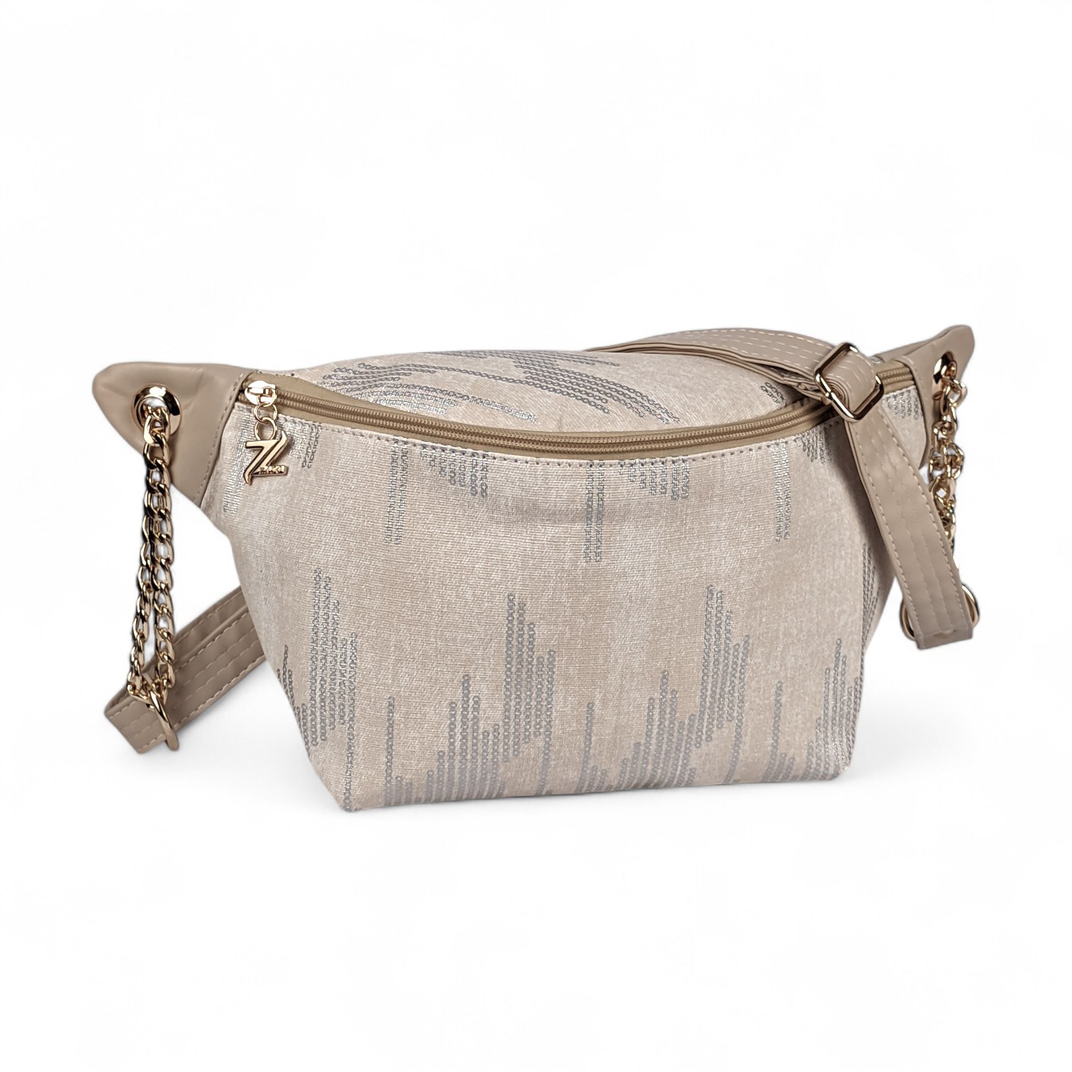 شنطة لميس اكسسوار ذهبي