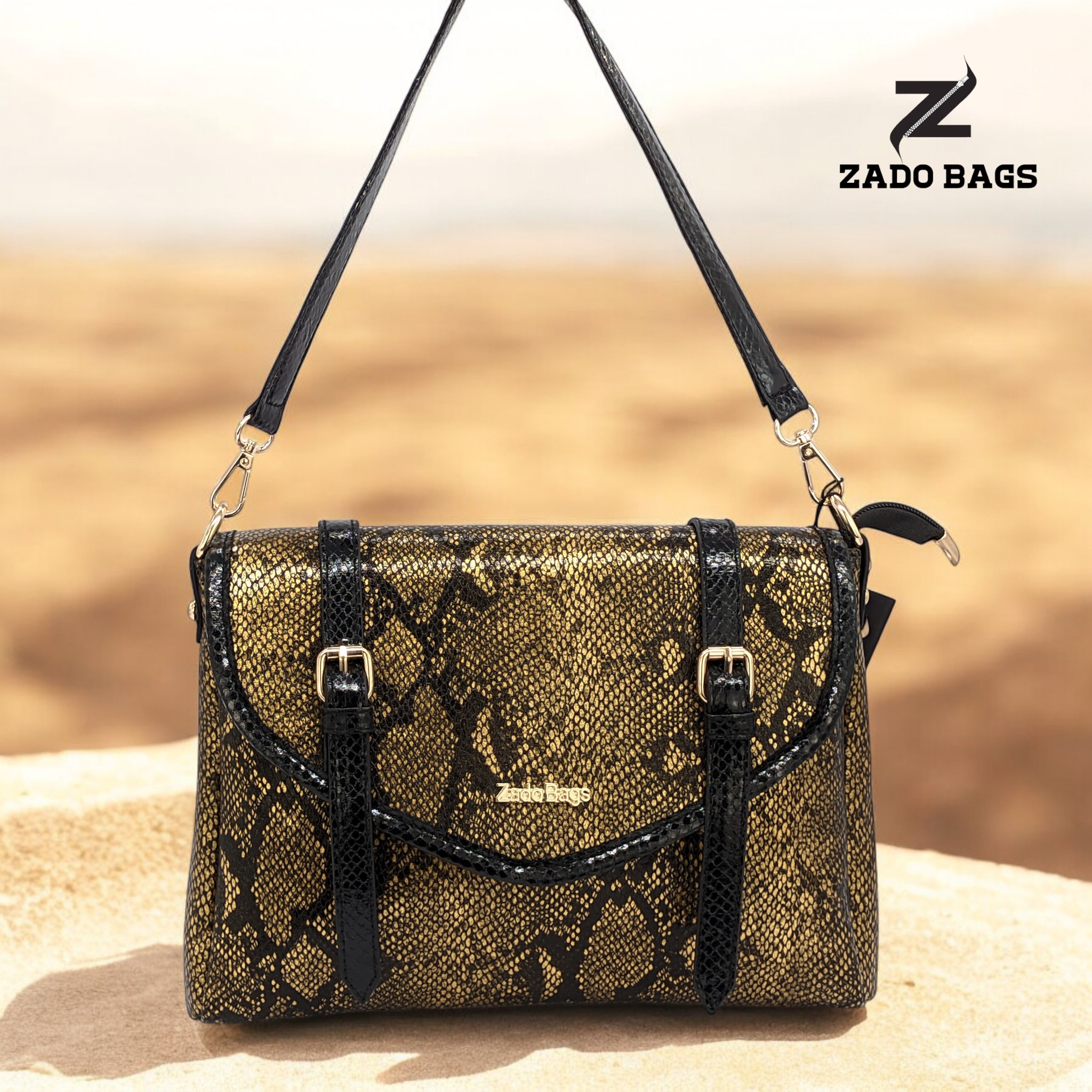 2-in-1 shoulder and crossbody bag